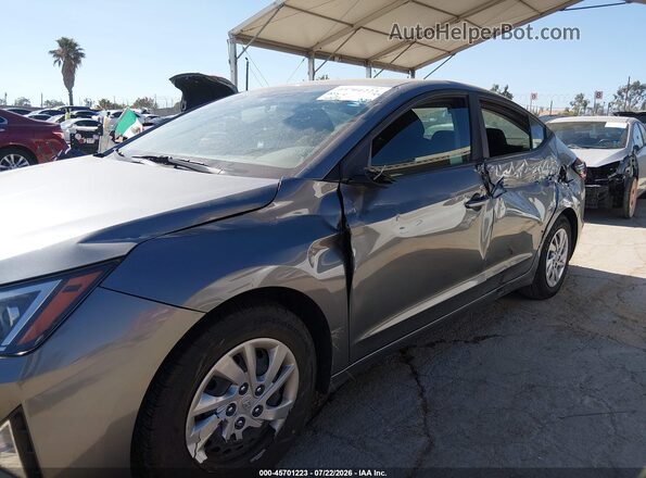 KMHD74LF9KU808357 2019 HYUNDAI ELANTRA Серый Вид спереди