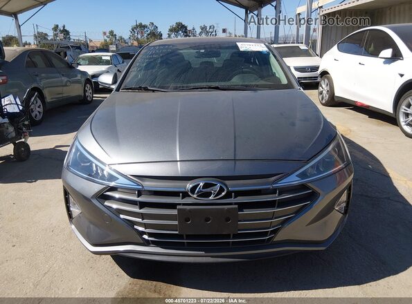 KMHD74LF9KU808357 2019 HYUNDAI ELANTRA Серый Вид щитка приборов