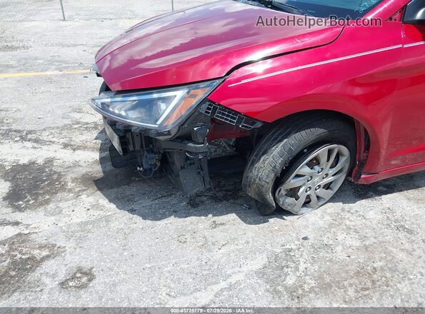 KMHD74LF9LU072764 2020 HYUNDAI ELANTRA Красный Вид спереди