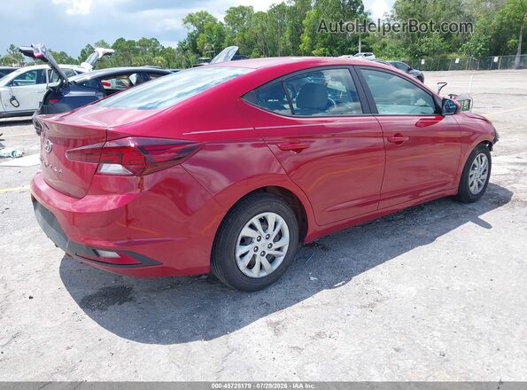 KMHD74LF9LU072764 2020 HYUNDAI ELANTRA Красный Задняя правая четверть
