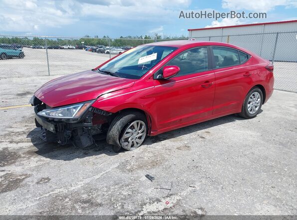 KMHD74LF9LU072764 2020 HYUNDAI ELANTRA Красный Передняя левая четверть