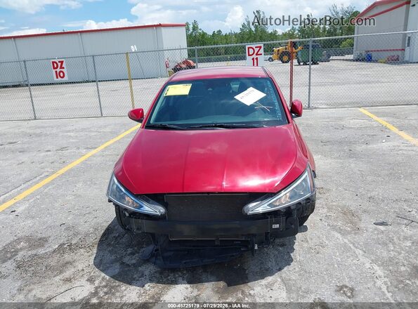 KMHD74LF9LU072764 2020 HYUNDAI ELANTRA Красный Вид задней части салона