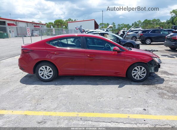 KMHD74LF9LU072764 2020 HYUNDAI ELANTRA Красный Панорамный вид салона 360°