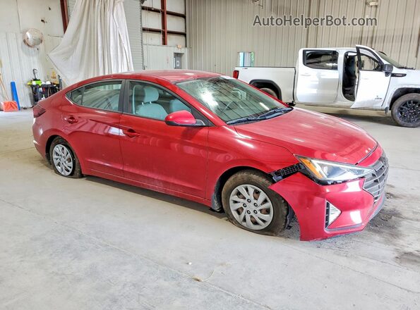 KMHD74LF9LU995486 2020 HYUNDAI ELANTRA Red Delantero derecho