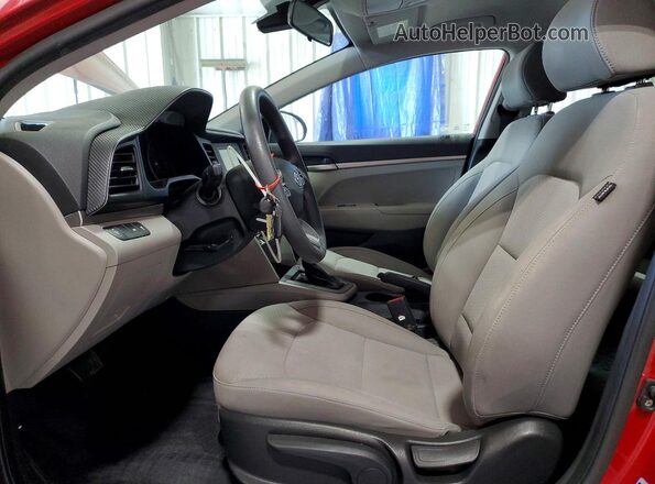 KMHD74LF9LU995486 2020 HYUNDAI ELANTRA Red Vista interior delantera