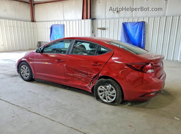 KMHD74LF9LU995486 2020 HYUNDAI ELANTRA Red Trasero izquierdo