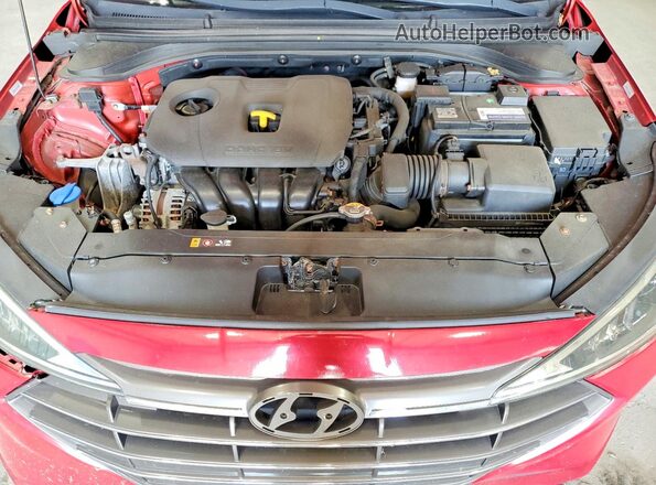 KMHD74LF9LU995486 2020 HYUNDAI ELANTRA Red Vista interior trasera