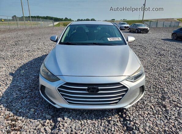 KMHD74LFXHU113930 2017 HYUNDAI ELANTRA Silver Vista frontal