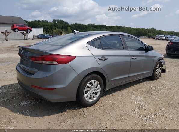 KMHD74LFXHU193486 2017 HYUNDAI ELANTRA Gray Tył prawy