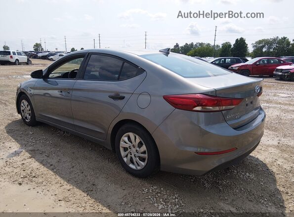 KMHD74LFXHU193486 2017 HYUNDAI ELANTRA Gray Tył lewy