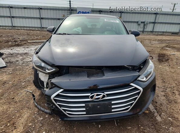 KMHD74LFXHU303355 2017 HYUNDAI ELANTRA Black Vista frontal