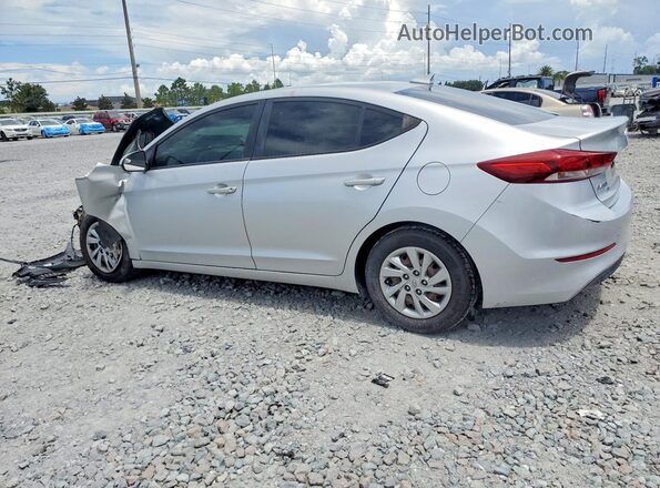 KMHD74LFXHU357920 2017 HYUNDAI ELANTRA Silver უკანა მარცხენა