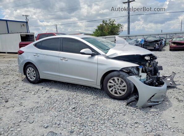 KMHD74LFXHU357920 2017 HYUNDAI ELANTRA Silver წინა მარჯვენა