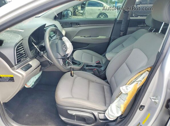 KMHD74LFXHU357920 2017 HYUNDAI ELANTRA Silver წინა სალონის ხედი