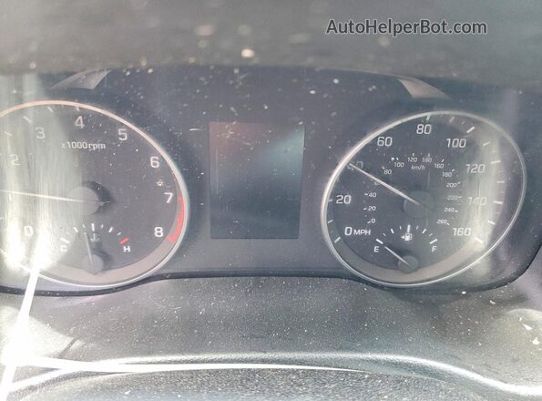 KMHD74LFXHU357920 2017 HYUNDAI ELANTRA Silver ხელსაწყოთა პანელის ხედი