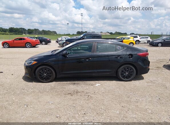 KMHD74LFXJU469882 2018 HYUNDAI ELANTRA Черный Панорамный вид салона 360°
