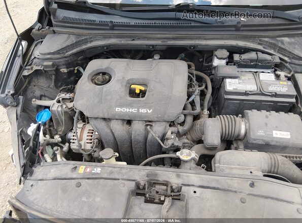 KMHD74LFXJU469882 2018 HYUNDAI ELANTRA Черный Вид сзади