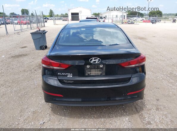 KMHD74LFXJU469882 2018 HYUNDAI ELANTRA Черный 