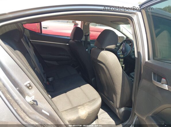 KMHD74LFXKU833610 2019 HYUNDAI ELANTRA Light Blue VIN კოდის სტიკერის ხედი