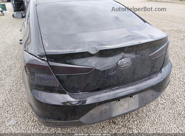 KMHD74LFXKU841285 2019 HYUNDAI ELANTRA Black წინა ხედი