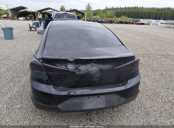 KMHD74LFXKU841285 2019 HYUNDAI ELANTRA Black 