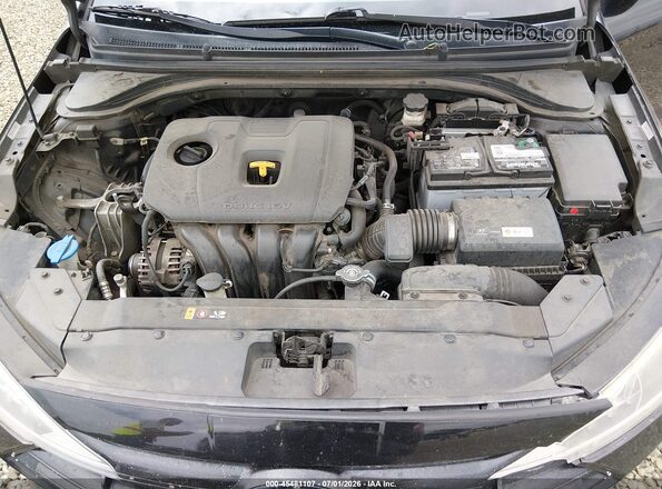 KMHD74LFXKU841285 2019 HYUNDAI ELANTRA Black უკანა ხედი
