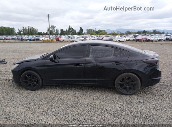 KMHD74LFXKU841285 2019 HYUNDAI ELANTRA Black სალონის 360-გრადუსიანი ხედი