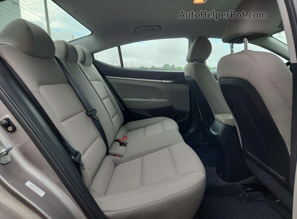 KMHD74LFXLU897793 2020 HYUNDAI ELANTRA Серый Вид задних сидений