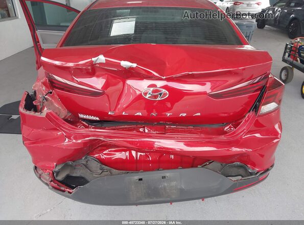 KMHD74LFXLU899401 2020 HYUNDAI ELANTRA Красный Вид спереди
