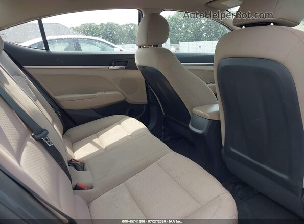 KMHD74LFXLU926645 2020 HYUNDAI ELANTRA Black Widok naklejki z numerem VIN