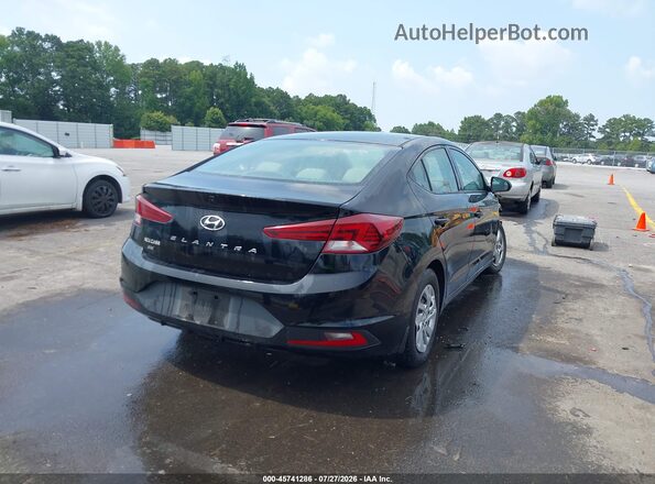 KMHD74LFXLU926645 2020 HYUNDAI ELANTRA Black Tył prawy
