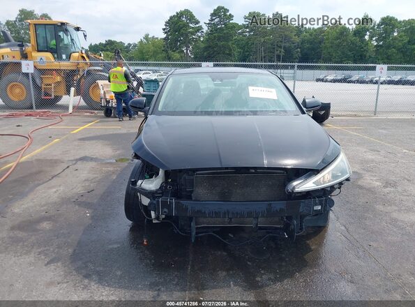 KMHD74LFXLU926645 2020 HYUNDAI ELANTRA Black Widok zestawu wskaźników