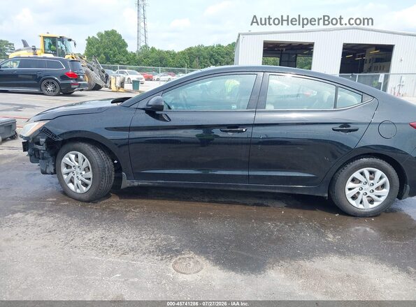 KMHD74LFXLU926645 2020 HYUNDAI ELANTRA Black Widok wnętrza 360 stopni
