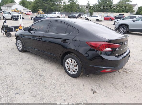 KMHD74LFXLU953957 2020 HYUNDAI ELANTRA Black Հետևի ձախ