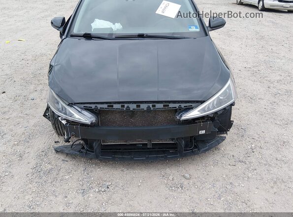KMHD74LFXLU953957 2020 HYUNDAI ELANTRA Black Դիմացի տեսք