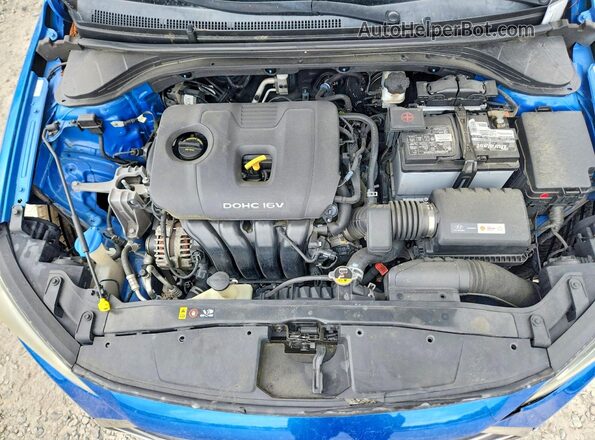 KMHD84LF0HU143824 2017 HYUNDAI ELANTRA Blue უკანა სალონის ხედი