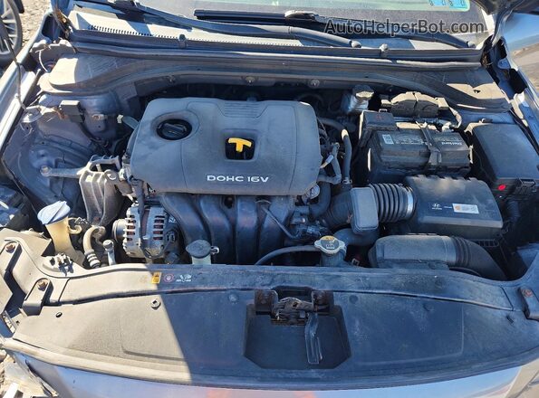 KMHD84LF0HU154242 2017 HYUNDAI ELANTRA Gray უკანა სალონის ხედი