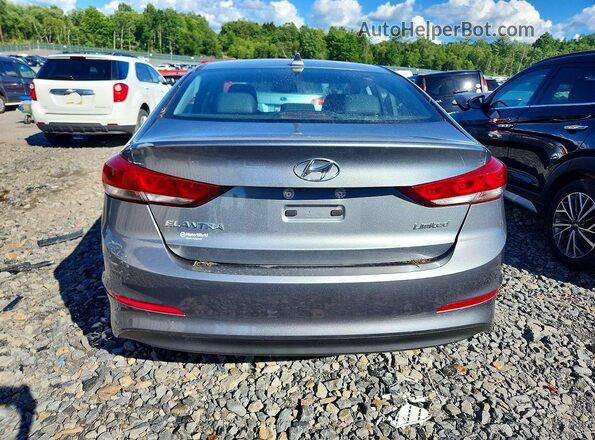 KMHD84LF0HU154242 2017 HYUNDAI ELANTRA Gray უკანა ხედი