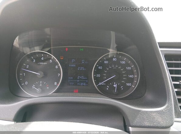 KMHD84LF0HU155892 2017 HYUNDAI ELANTRA Black Вид задніх сидінь