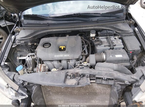 KMHD84LF0HU155892 2017 HYUNDAI ELANTRA Black Вид ззаду