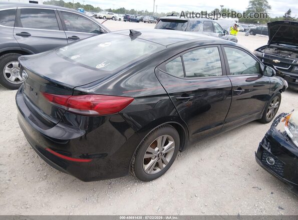 KMHD84LF0HU155892 2017 HYUNDAI ELANTRA Black Задня права чверть