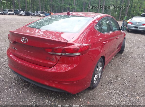 KMHD84LF0HU178041 2017 HYUNDAI ELANTRA Red Trasero derecho