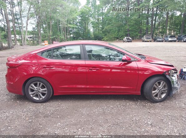 KMHD84LF0HU178041 2017 HYUNDAI ELANTRA Red Vista interior de 360 grados
