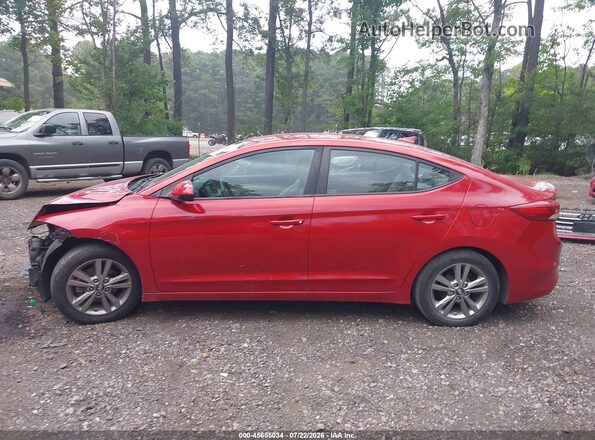 KMHD84LF0HU178041 2017 HYUNDAI ELANTRA Red 