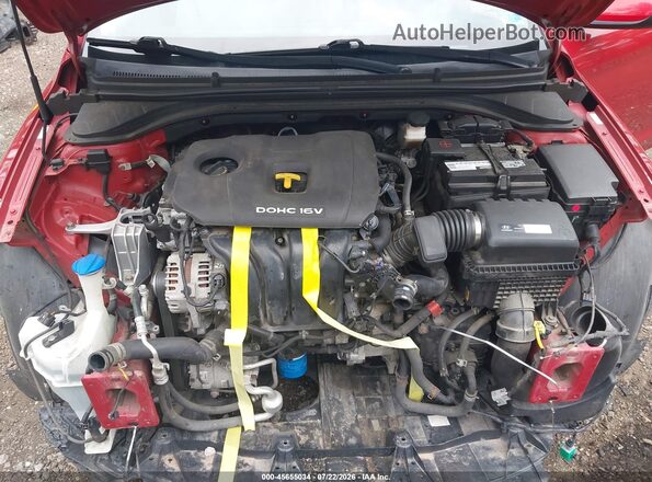 KMHD84LF0HU178041 2017 HYUNDAI ELANTRA Red Vista trasera