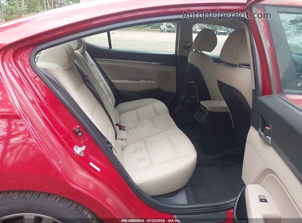 KMHD84LF0HU178041 2017 HYUNDAI ELANTRA Red Vista de la etiqueta del VIN