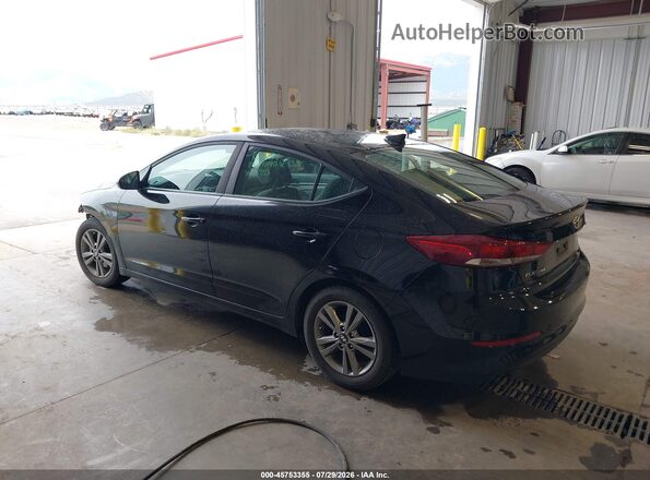 KMHD84LF0HU179805 2017 HYUNDAI ELANTRA Black Trasero izquierdo