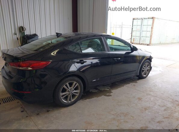 KMHD84LF0HU179805 2017 HYUNDAI ELANTRA Black Trasero derecho