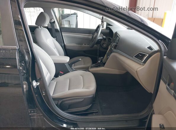 KMHD84LF0HU179805 2017 HYUNDAI ELANTRA Black Vista interior delantera