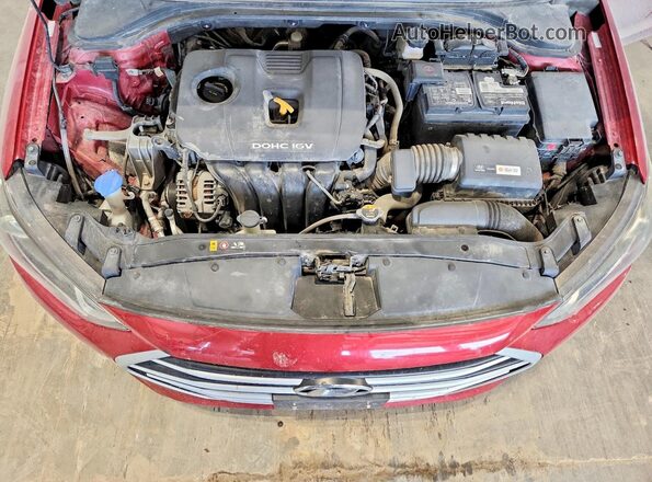KMHD84LF0HU238593 2017 HYUNDAI ELANTRA Red Vista interior trasera